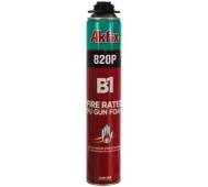 Пена монтажная AKFIX 820P B1 850мл огнестойкая